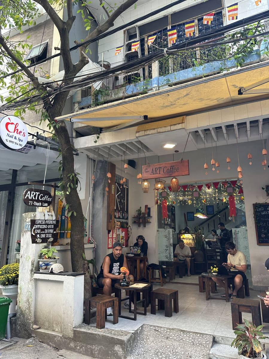 Arni at ART Coffee on Thach Lam